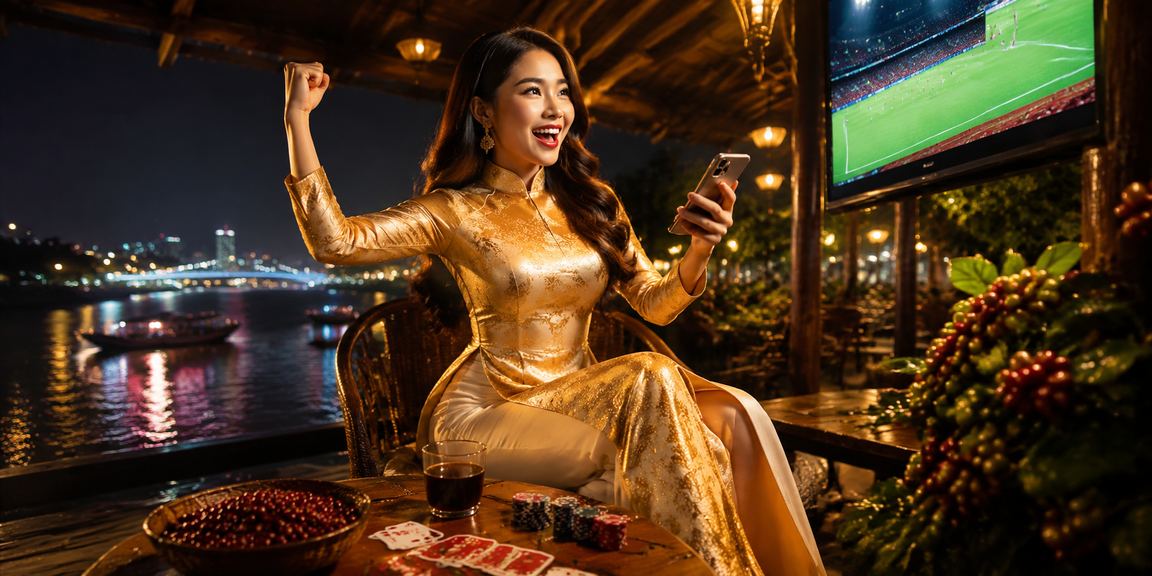 Khung cảnh sòng bài trực tuyến Việt Nam với không khí sôi động